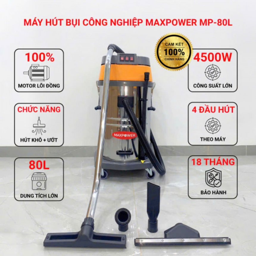 may hut bui cong nghiep maxpower mp-80l hinh 0