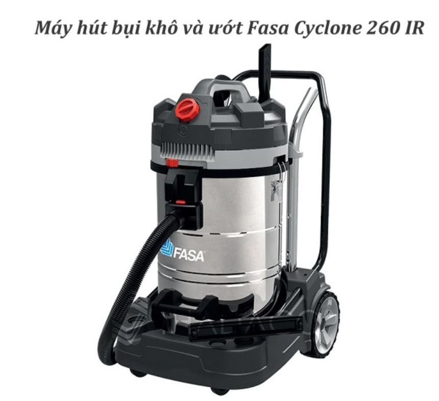 may hut bui kho va uot cong nghiep fasa cyclone 260 ir hinh 1