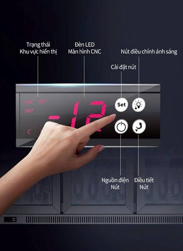 tủ minibar inox 3 cánh chineng hình 3 tu minibar inox 3 canh chineng hinh 3