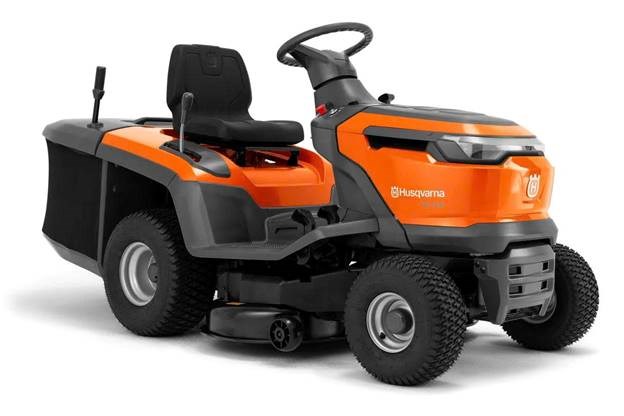 may cat co nguoi lai husqvarna tc 114 (kem thung gom co) hinh 0