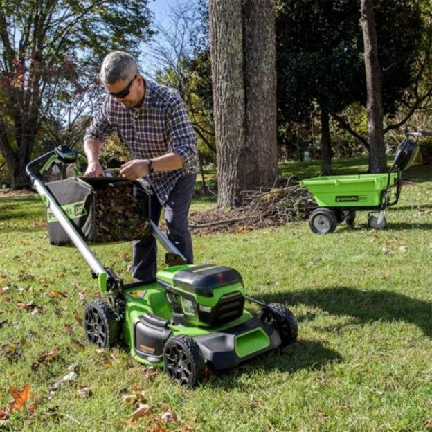 may cat co day tay dung pin greenworks pro mo60l424 (60v) hinh 0