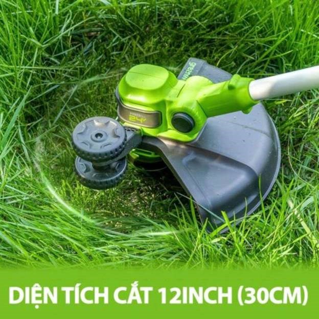 may cat co day tay dung pin greenworks g24lt30 (24v) (than may) hinh 2