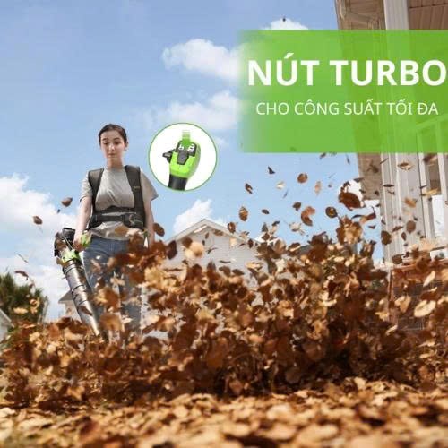 may thoi la deo lung dung pin greenworks blf451 (than may) hinh 4