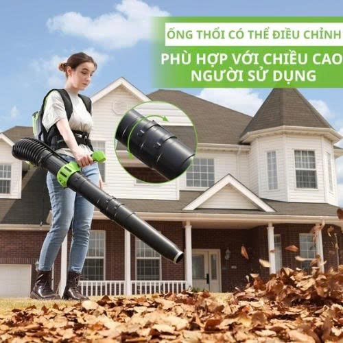 may thoi la deo lung dung pin greenworks blf451 (than may) hinh 5