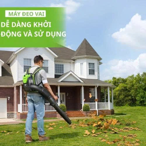 may thoi la deo lung dung pin greenworks blf446 hinh 3