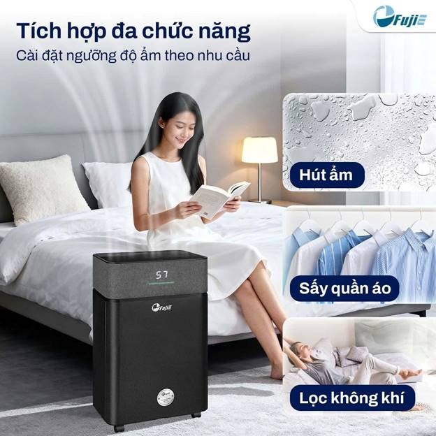 máy hút ẩm fujie hm-920ed 20 lít/ngày, kết nối wifi hình 4 may hut am fujie hm-920ed 20 lit/ngay, ket noi wifi hinh 4