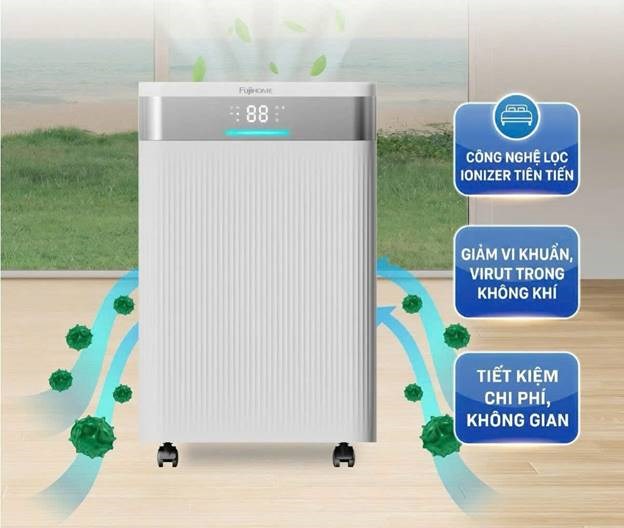 may hut am fujihome dh30nw (30 lit/ngay) ket noi wifi hinh 2
