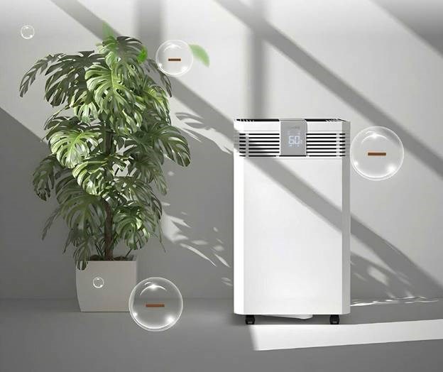 may hut am fujihome dh60w-hepa (60lit/ngay) ket noi wifi, mang hepa hinh 0