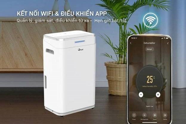 may hut am fujie hm-918ec-n ket noi wifi cong suat 18 lit/ngay hinh 3