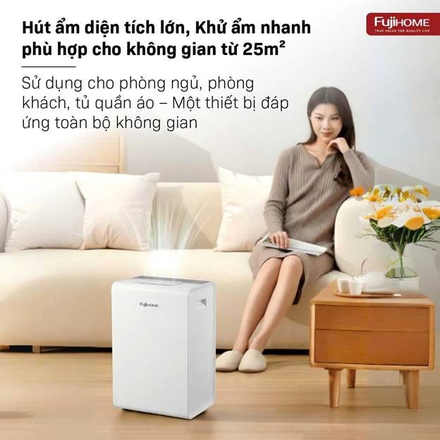 may hut am fujihome dh14w-hepa (14lit/ngay) hinh 0