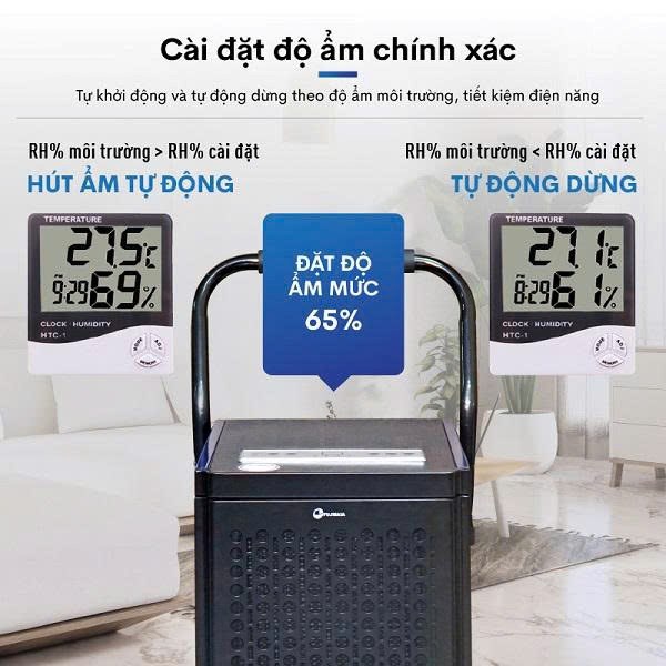 máy hút ẩm fujihaia dh70bl công suất 70 lít/ngày hình 2 may hut am fujihaia dh70bl cong suat 70 lit/ngay hinh 2