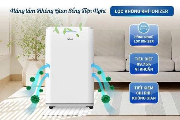 may hut am fujie hm-918ec-n ket noi wifi cong suat 18 lit/ngay hinh 4