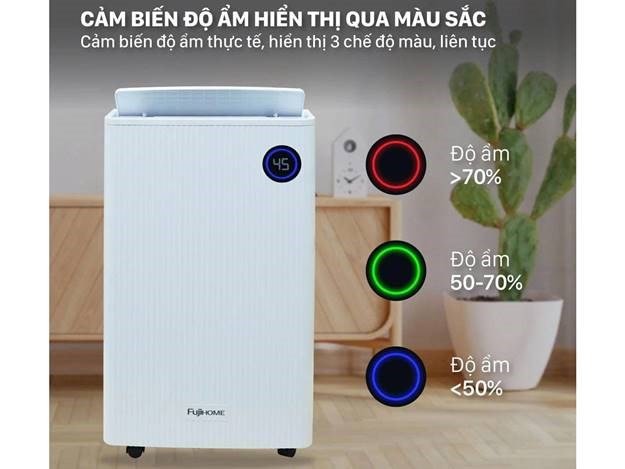 may hut am fujihome dh25w-hepa-new (25lit/ngay) ket noi wifi, mang hepa hinh 4