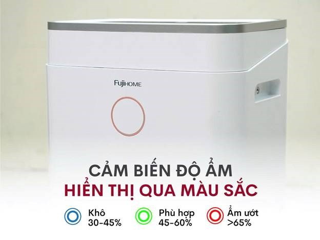 may hut am fujihome dh20w cong suat 20 lit/ngay, ket noi wifi hinh 4