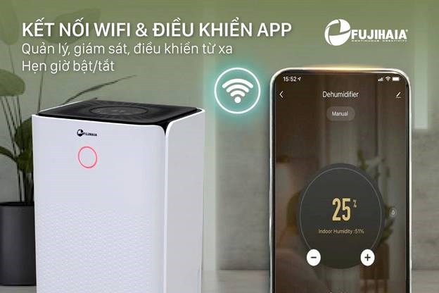 máy hút ẩm fujihaia dh12w công suất 12 lít/ngày hình 4 may hut am fujihaia dh12w cong suat 12 lit/ngay hinh 4