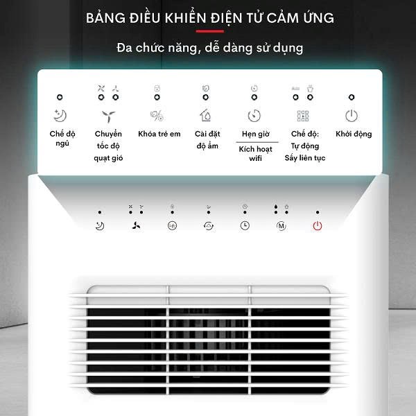 may hut am fujihome dh16w cong suat 16 lit/ngay, ket noi wifi hinh 4