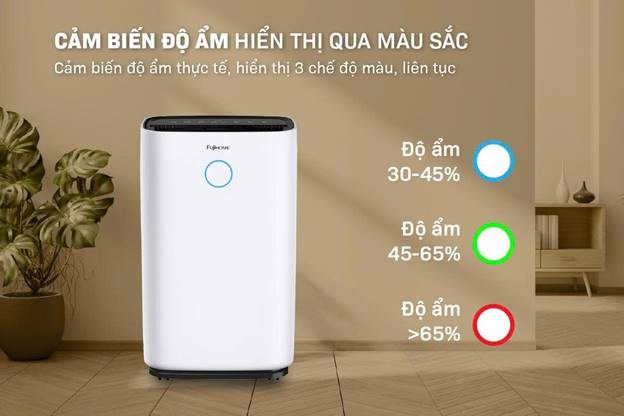 may hut am fujihome dh25w-hepa (25lit/ngay) ket noi wifi, mang hepa hinh 5