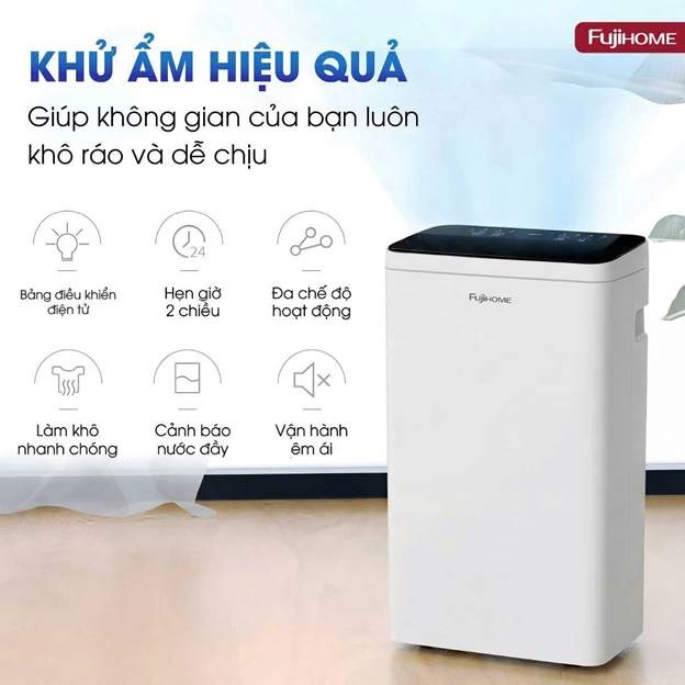 may hut am fujihome dh10lite cong suat 10 lit/ngay hinh 1