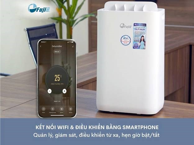 may hut am loc khong khi fujie hm-925ec pro ket noi wifi hinh 3