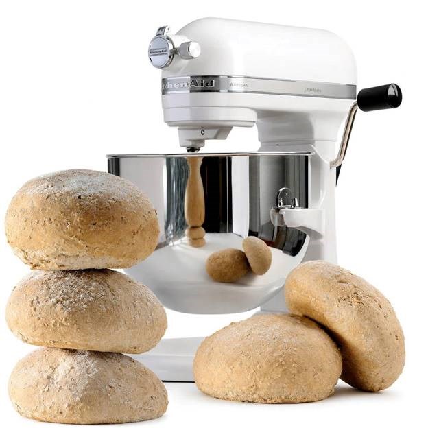 may tron bot kitchenaid 7qt 6.9l mau trang – 220 volt hinh 0