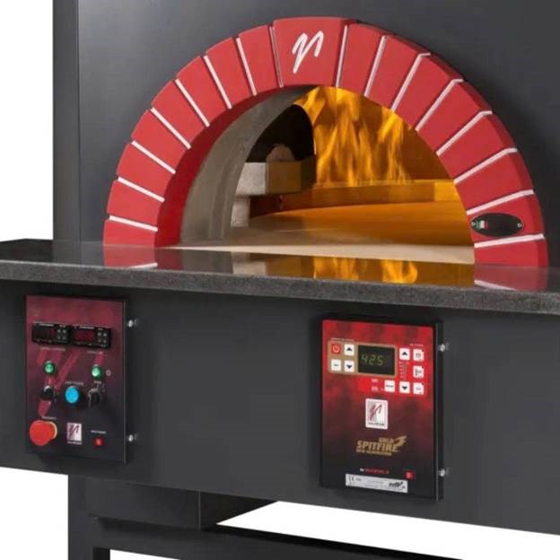 lo nuong pizza valoriani rotativo 120 – gas/wood hinh 0