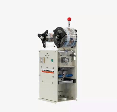 máy dán miệng cốc sữa chua/trà sữa (có trân châu) bán tự động hl-95b hình 0 may dan mieng coc sua chua/tra sua (co tran chau) ban tu dong hl-95b hinh 0